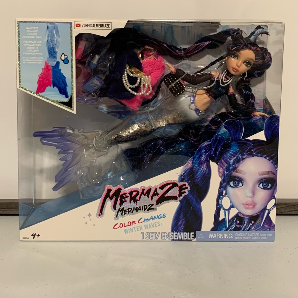 Mermaze Mermaidz™ Winter Waves Nera™ Mermaid Fashion Doll-New